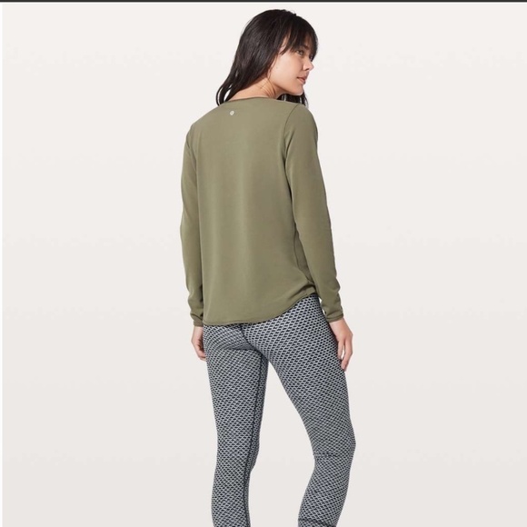Lululemon Full Freedom Long Sleeve Sage-EUC - Picture 2 of 10